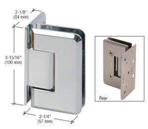 Wall Mount Offset Back Plate Hinges 